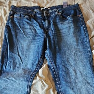 Signature by Levi Strauss Dark Blue Boot Cut Jeans